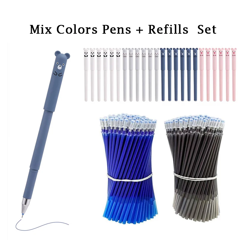 

80 шт./набор, милые стираемые гелевые ручки