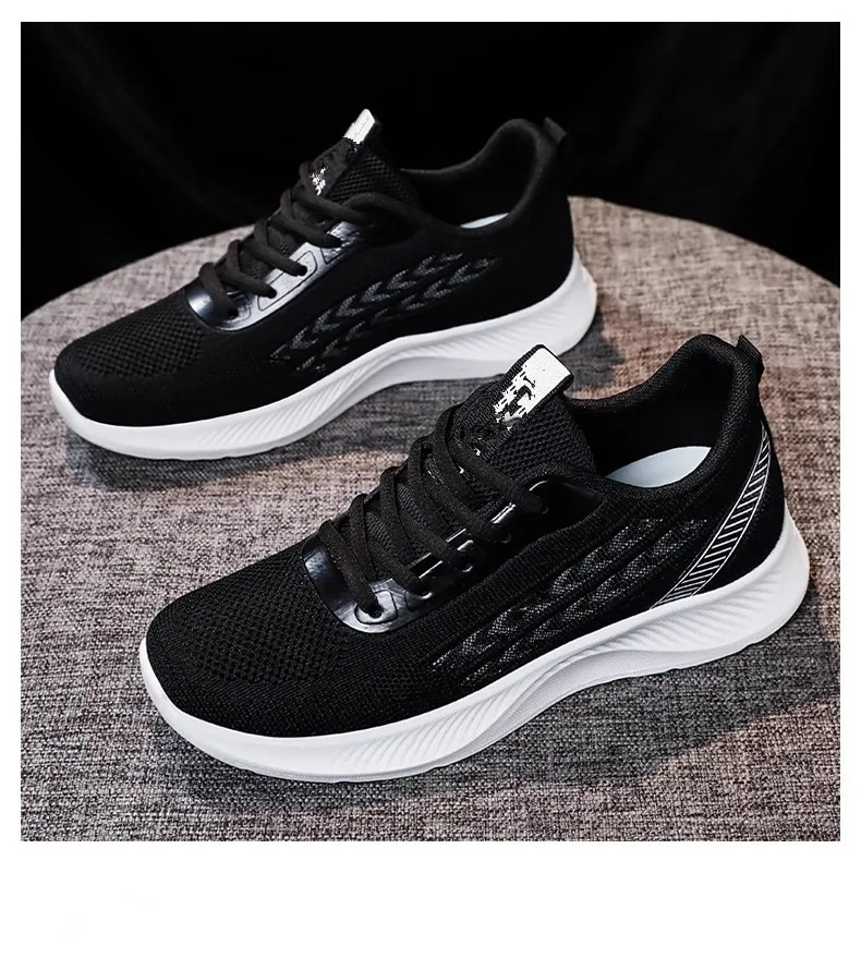 Lightweight Running Shoes For Men Men's Designer Mesh Casual Sneakers Lace-Up Male Outdoor Sports Tennis Shoes running shoes men sneakers