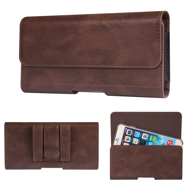 Universal Horizontal Rubber Band Cell Phone Belt Pouch