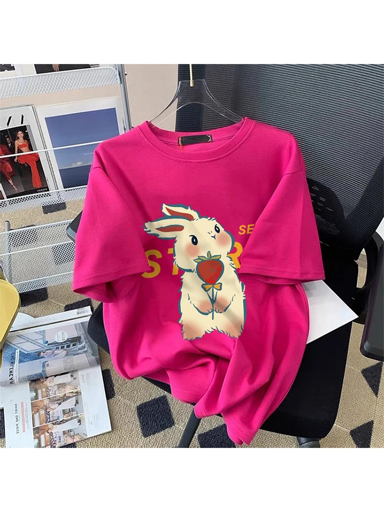 

Женская футболка в стиле Харадзюку, розово-Красная футболка с графическим принтом, с коротким рукавом, в Корейском стиле, Y2k, в стиле 90-х годов, Винтажная футболка в стиле 1920-х, одежда 2000