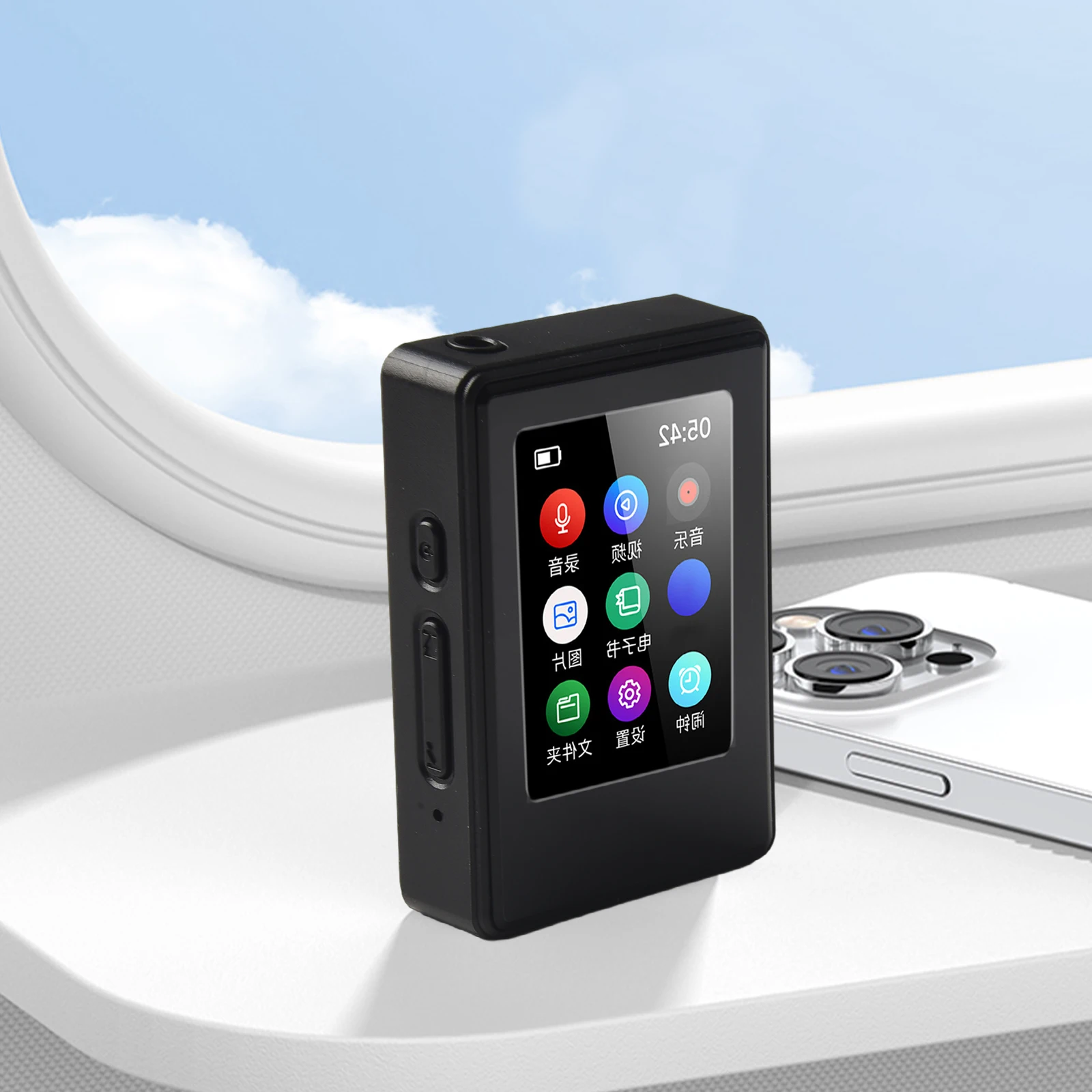 For Enabled Devices Stereo Speaker MP3 Portable MP3 Player For Daily Use Clear Display Compact Size Easy To Carry