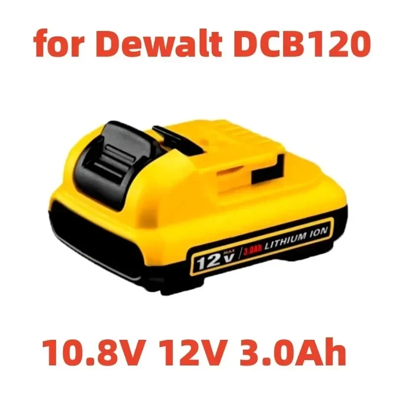 

Replacement for Dewalt DCB120 Lithium-ion Batteries 12V 3Ah Battery DCB123 DCB125 DCB124 DCB122 DCD710 Power Tools Battery