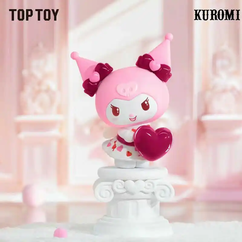

New Sanrio Kawaii Kuromi Cinnamoroll My Melody Action Figure Snow World Girl Gift Kids Christmas Gift