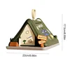 Cartoon Piggy Bank with Key Tent Model Kids Money Bank Cash Bank Money Box Kids Saving Bank Cash Coin Saving Box Money Handles 4