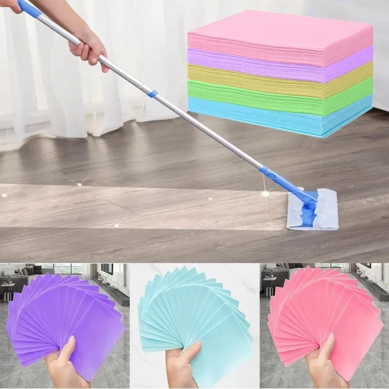 100pcs Floor Cleaning Sheet Disposable Water-soluble Tablet Cleaner