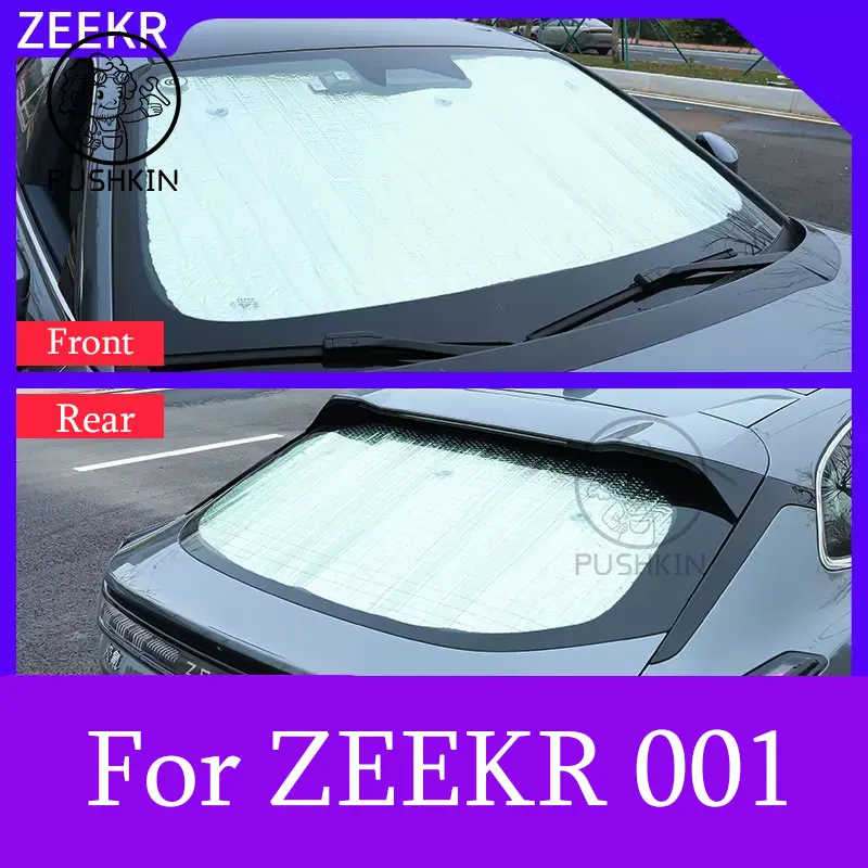 For ZEEKR 001 Front Rear Windshield Sun Shade Window Sun Visor Sunscreen UV Heat Insulation Curtain Accessories