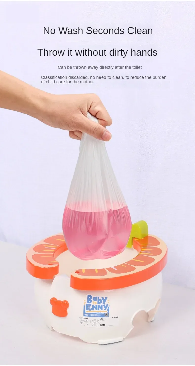 Description Picture 4 of itemFolding Travel Baby Toilet Pot Banana Potty Urinal for Children Baby Pot Child Toilet Portable Potty Child Potty Training Seat