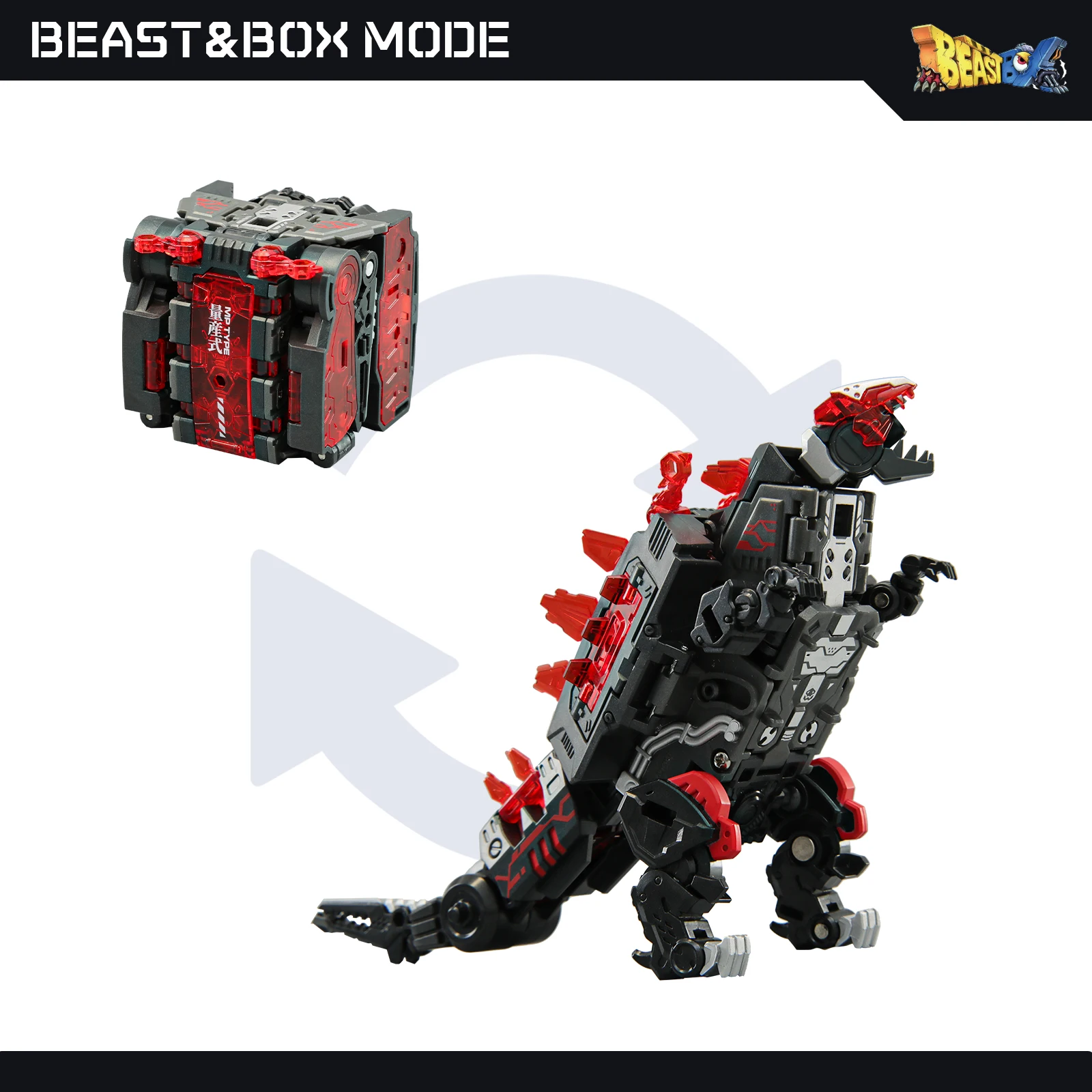 52TOYS BEASTBOX BB-29 BLOODSTONE 공룡 변형 장난감 액션 피규어, 소장 변환 장난감 메카 로봇