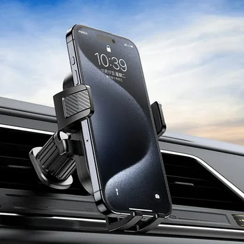 Supporto flessibile per telefono cellulare da auto, supporto per telefono per presa d'aria per auto, supporto universale per telefono da auto con blocco automatico per iPhone la maggior parte degli smartphone