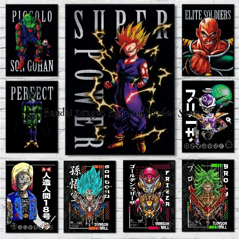 

Картина на холсте, японское аниме Bandai, постер с драконом жемчугом, картина, декоративные картины для гостиной, спальни, украшение, подарок