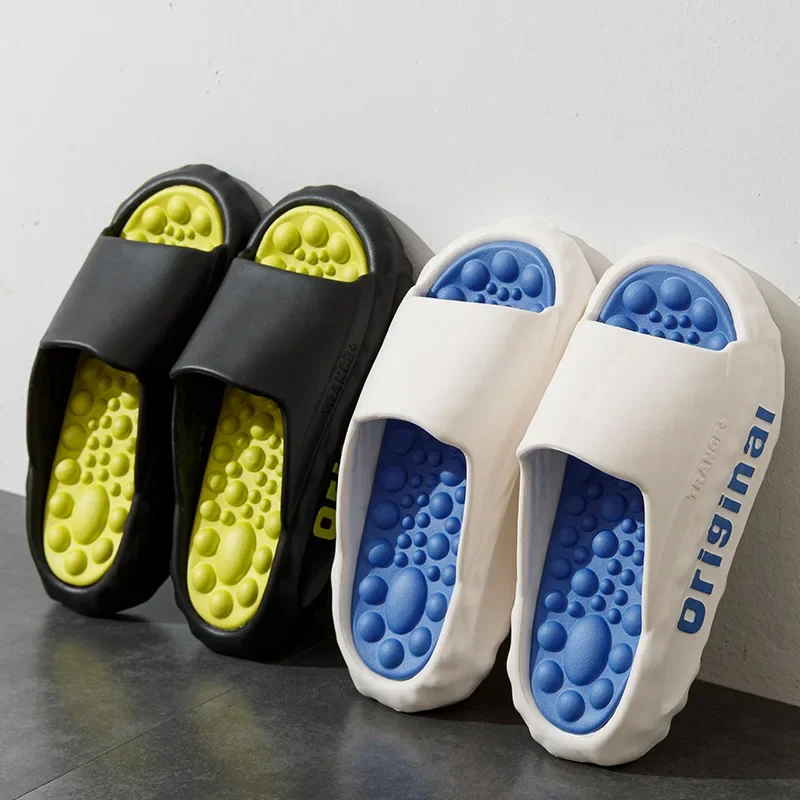 

Slippers Men's Summer EVA Thick Sole Beach Anti slip, Wear resistant, Odor resistant Soft Sole Massage Comfortable Slippers