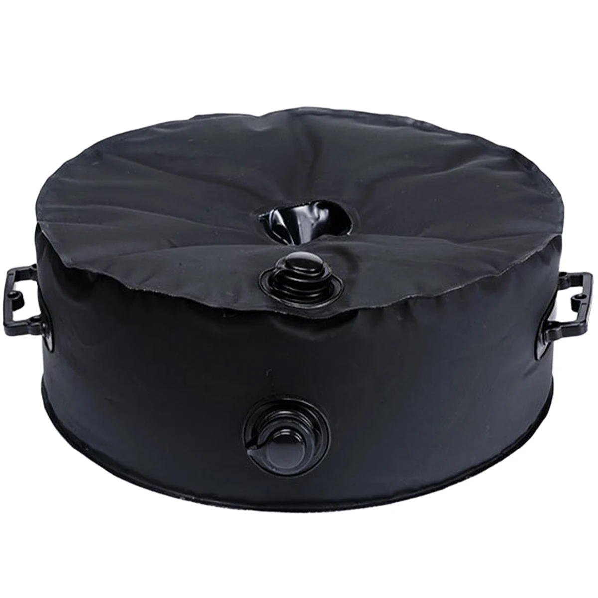 Lawn Social Base Per Ombrellone Con Sacco Di Sabbia Rotondo 45,7 Cm | Peso Per Ombrello Da Patio A Sbalzo | Tessuto Oxford 600D Resistente, Giallo Vivace