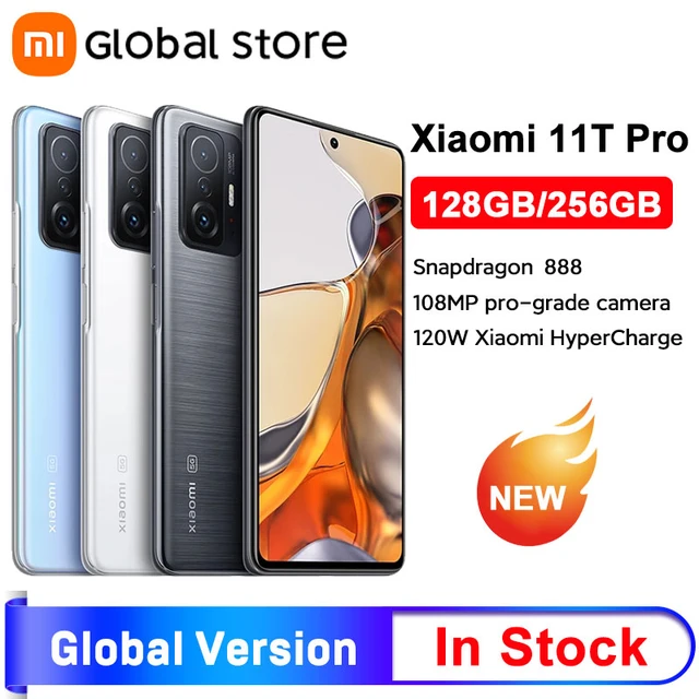 Global Version Xiaomi Mi 11T Pro Smartphone 11 T Snapdragon 888 Octa C