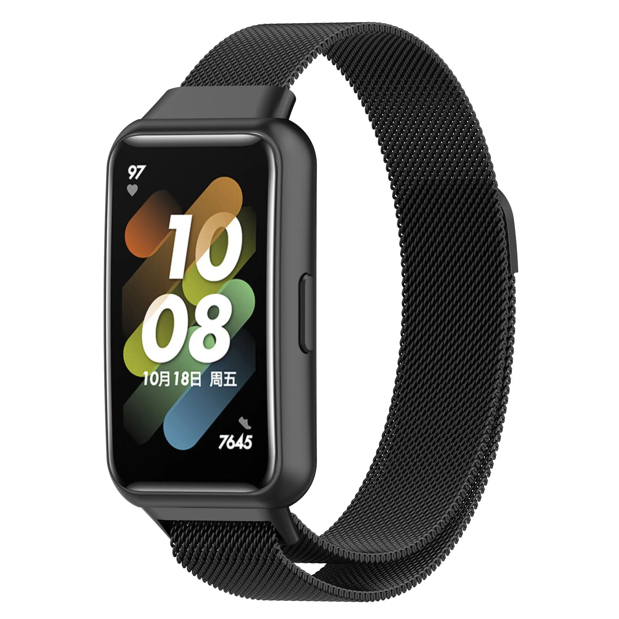 Accessories Watchband Bracelet Metal Strap Stainless Steel Replacement Milanese For Huawei Band 7