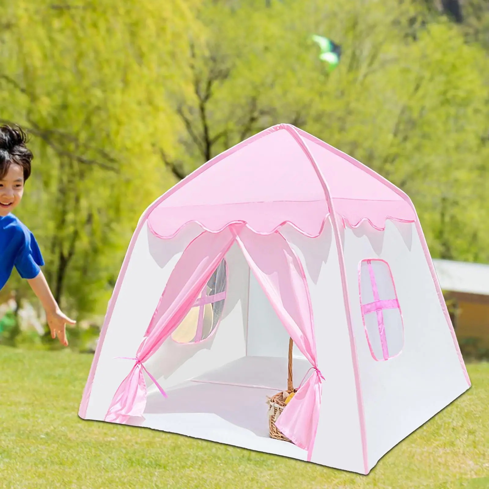 Kids Tent Girls Tent Gift Playhouse Tent Indoor and Outdoor Games Indoor Toy House Breathable for Toddlers Princess Tent