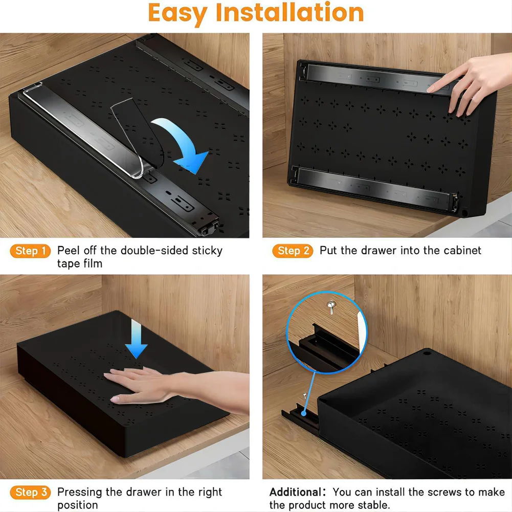 Pull Out Cabinet Organizer,Slide Out Drawers for Kitchen Cabinets & Pantry,Under Sink Storage,Slide Out Shelves for Organization: 3 - 5 Days Free Delivery Only UK