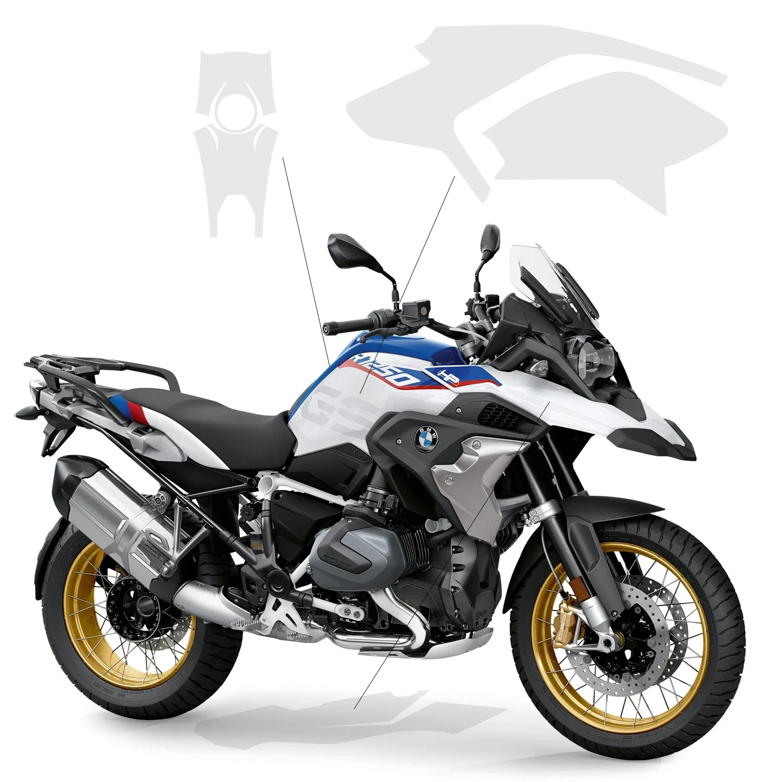 BMW R 1250 GS ũ Ʈ ȣ ŰƮ, Ʈ ȣ   ƼĿ, ʸ R 1250GS TPU ũ ȣ ʸ