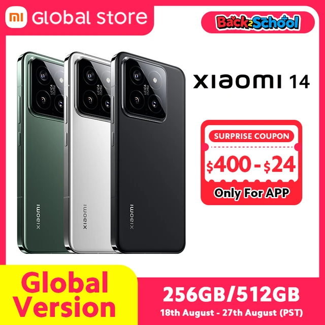 Xiaomi-Smartphone 14 version globale, 256 Go, 512 Go, 120Hz, écran AMOLED 6.36 ", Snapdragon 8, Isabel 3, appareil photo Leica 50MP, charge rapide 90W 1