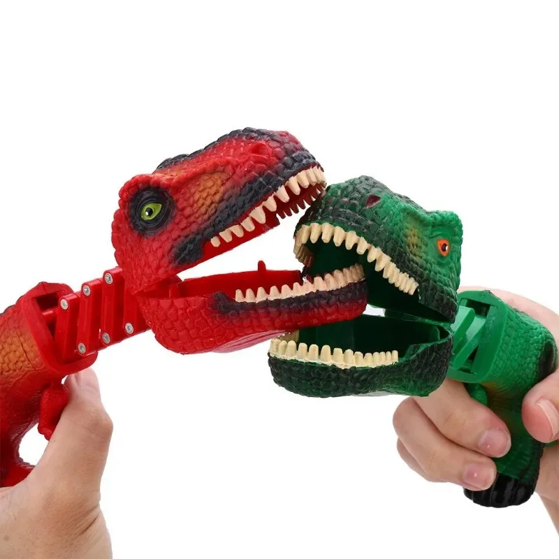 Children Dinosaur Toy Plastic Animal Toys   Figures Grabber Claw Game Snapper Pick Up  Novelty  Kids Gift 3
