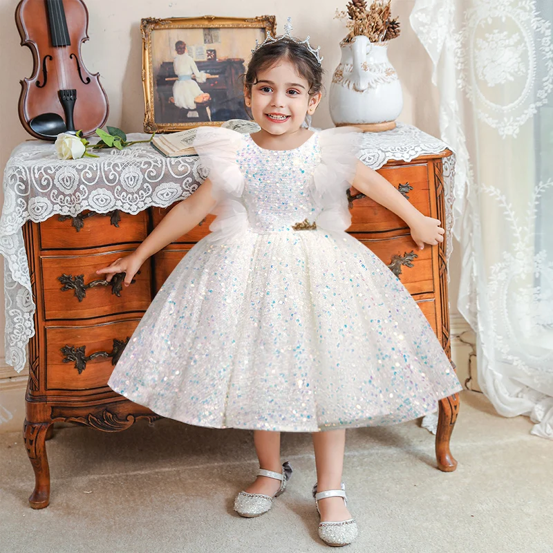 Gorgeous baby girl dress for girls elegant birthday party dress girl Baby girls clothes for Opening Ceremony prom