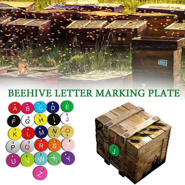 26 db/Set Abs Kerek Számozott Címkézés Tenyésztési Farm Méhkamage Méhészeti Doboz Szekvenciális Számok Állati Állattenyésztési Jelölők - Image 4