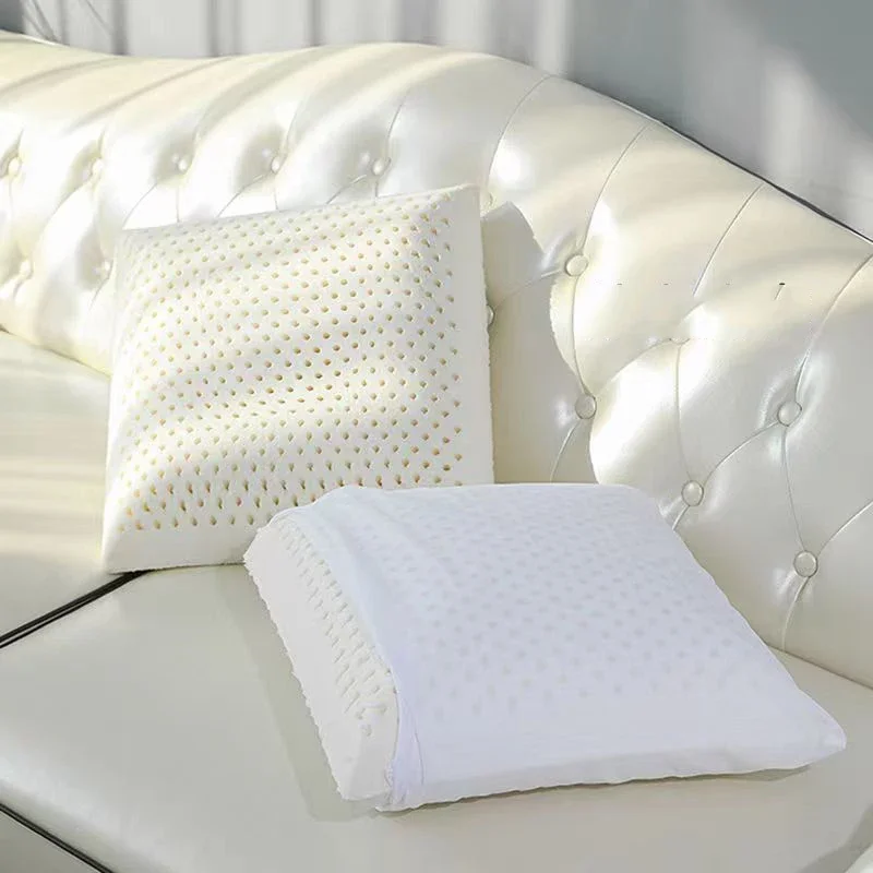 Aqumotic Natural Latex Throw Pillow Standard for Couch Cushion 1pc 35cm 40cm 45cm Multi Size Square Organic Breathable Pillows 2