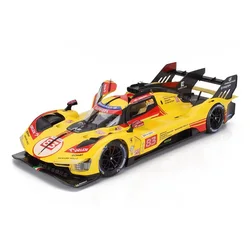 1:24 Ferrari 499P Diecast Metal Sports Car Model - Endurance Race Alloy Track Racing Simulation Toy (NO 83)