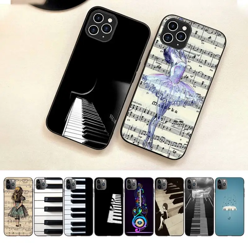 Love Music Note Custodia Per Telefono Pianoforte Per Iphone 7 8 Plus X Xr Xs 11 12 13 Se2020 Mini Iphone Mobile 14 Pro Max Case
