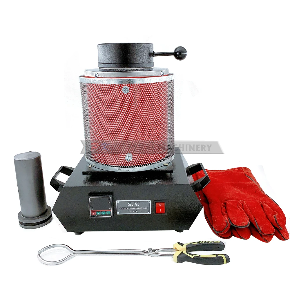 Electric Jewelry Melting Furnace CE Electric Jewelry Melting Furnace 1KG/2KG/3KG, Aluminum, Copper, Gold, Lead, Silver, Induction Melting Ovan Furnace