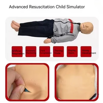 KIT manichino per addestramento di emergenza CPR per bambini/manichino RCP Simulatore di emergenza per bambini Pediatria Modello di addestramento di emergenza