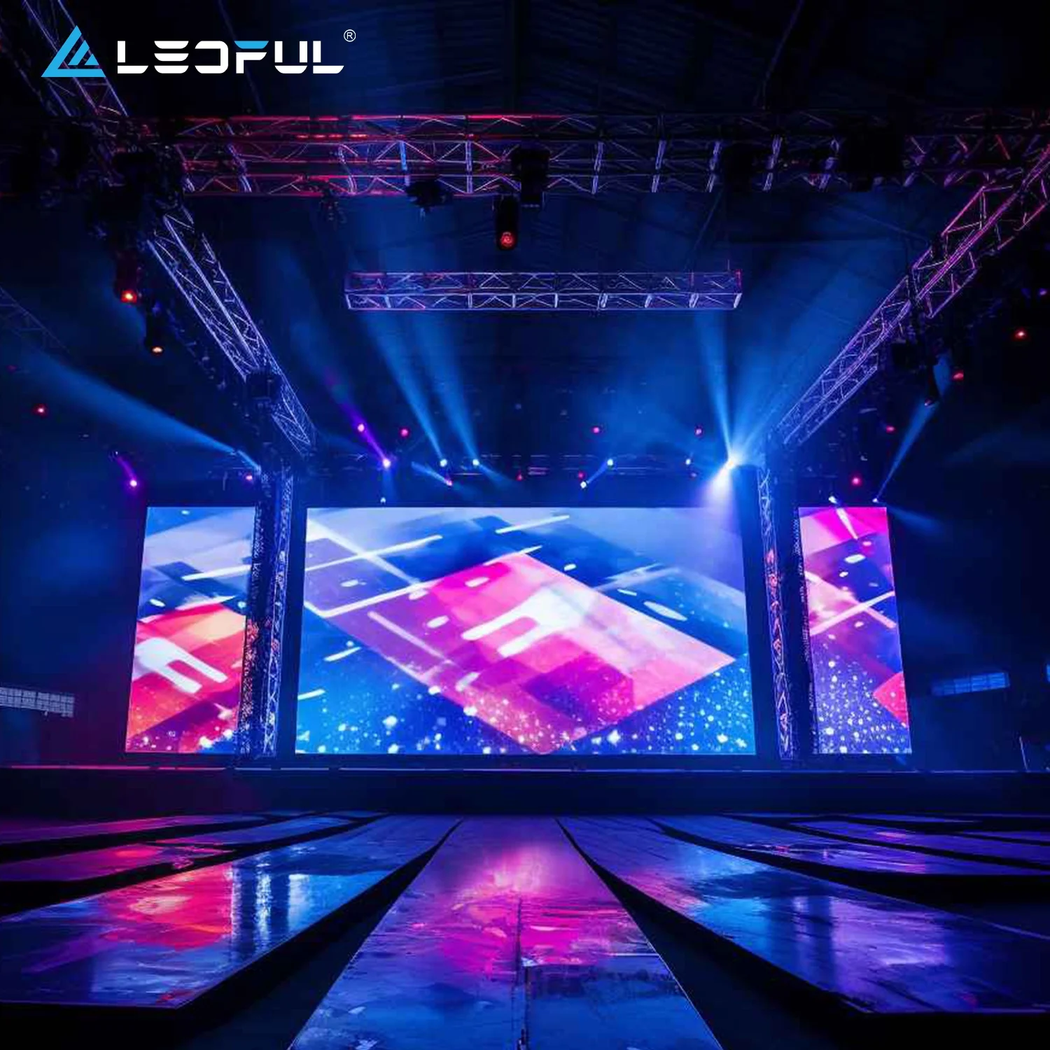 2 By 3 Meters Pakistan Giant Advertising Curved Rental Stage Wall Hd Stage Events LED Video Wall Panel