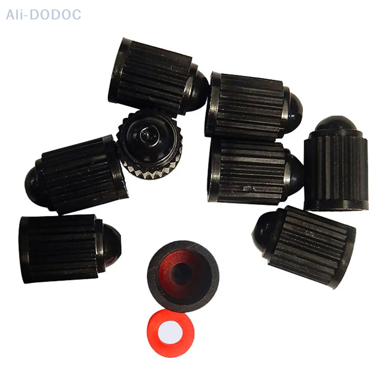 Tire Stem Valve Caps, with O Rubber Ring, Universal Stem Covers for Cars, SUVs, Bike and Bicycle, Trucks, Motorcycles