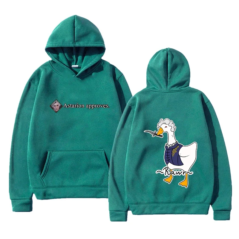 Anime Astarion Vintage printing Hoodie 2023 Men Harajuku Aesthetic Graphic Hoodies Unisex Streetwear Halloween Gifts Sweatshirt