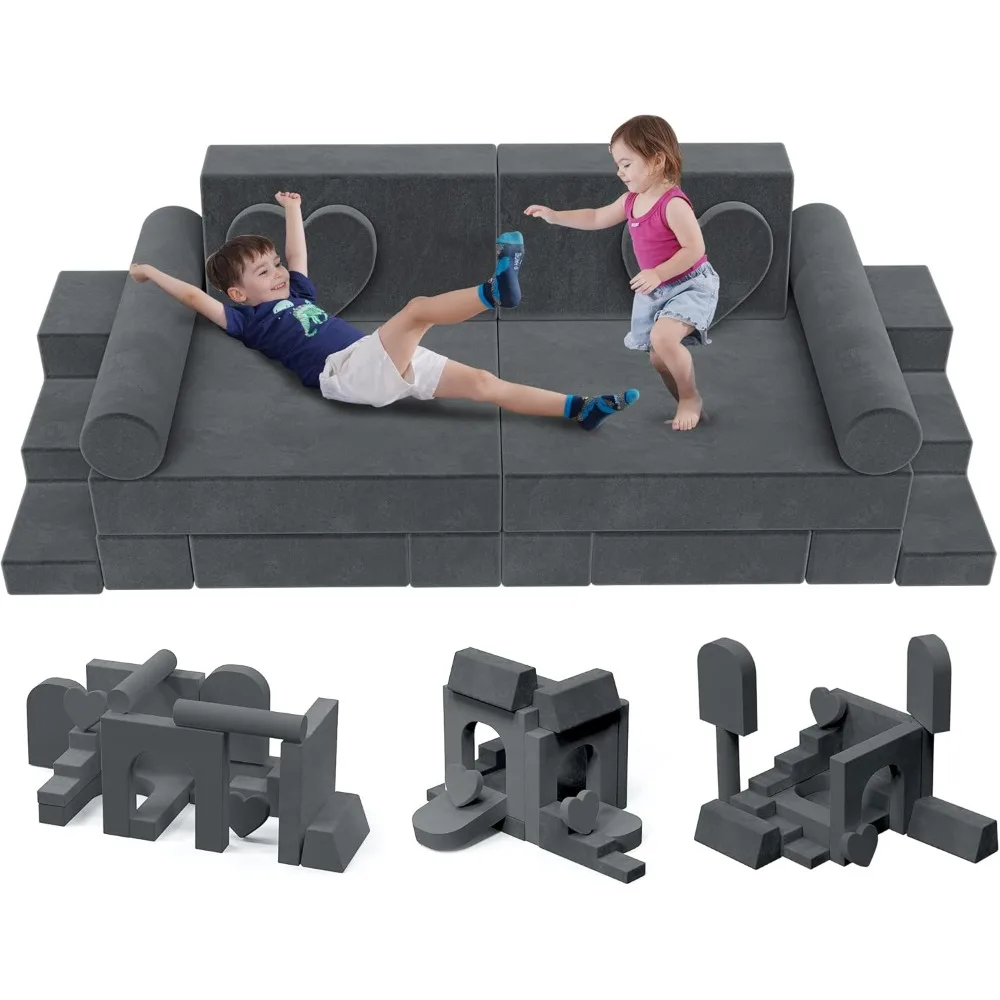 Creative Modular Play Couch for Kids