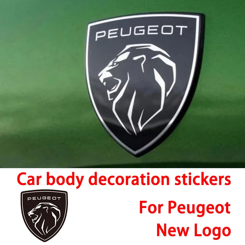 Autocollant Décoration Coffre Pour Peugeot - Style Silver Chromé - Adhésif 3M - Facile à Poser