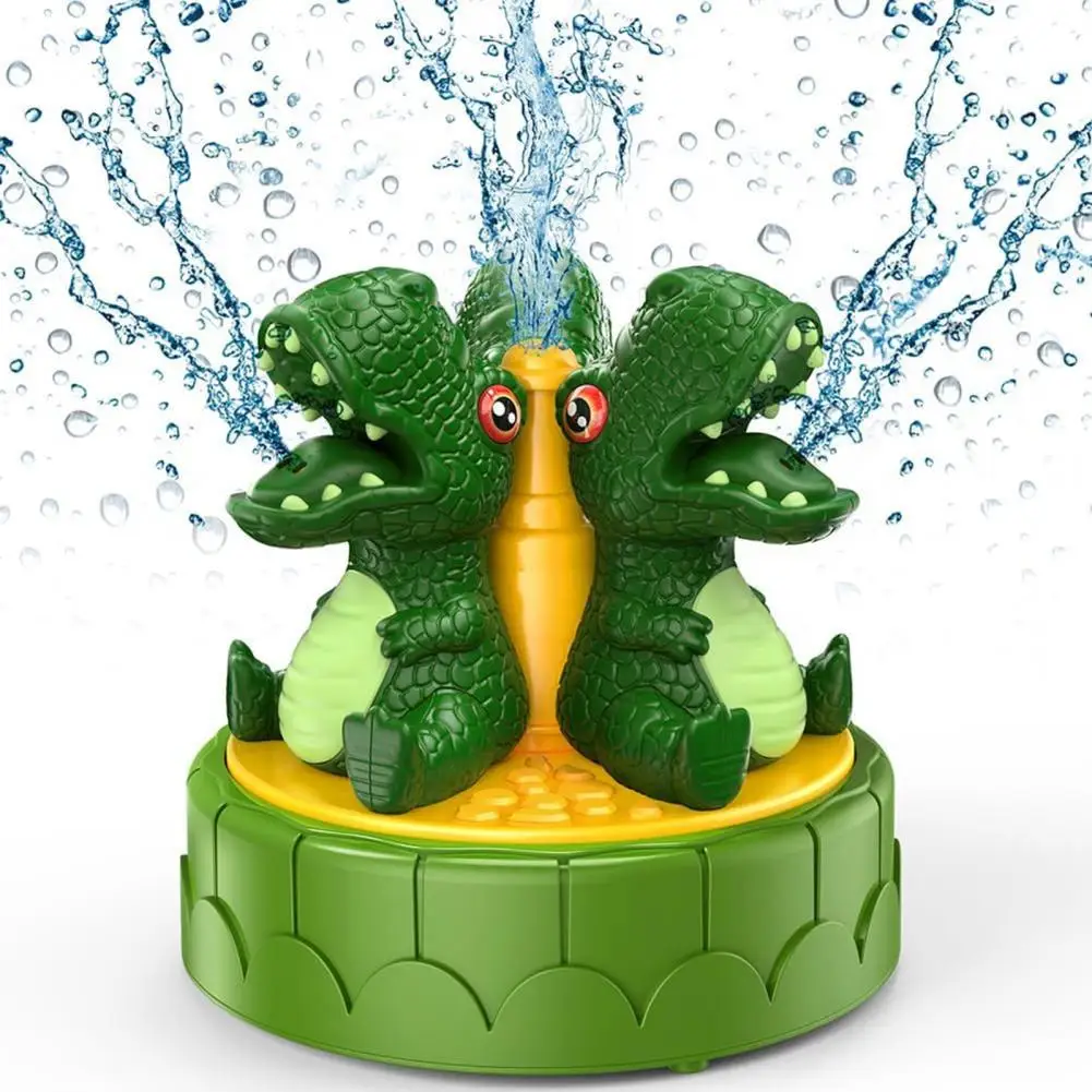 

Long-lasting Plastic Sprinkler Rotatable Dinosaur Sprinkler Fun Outdoor Water Toy for Kids' Summer Play in Backyard for Kids
