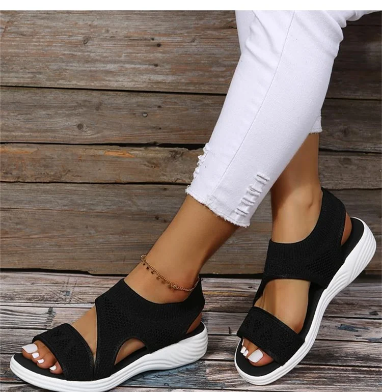 Women Shoes Sandals Summer Fashion Open Toe Walking Shoes Thick bottom Ladies Shoes Comfortable Sandals Platform Sexy Footwear