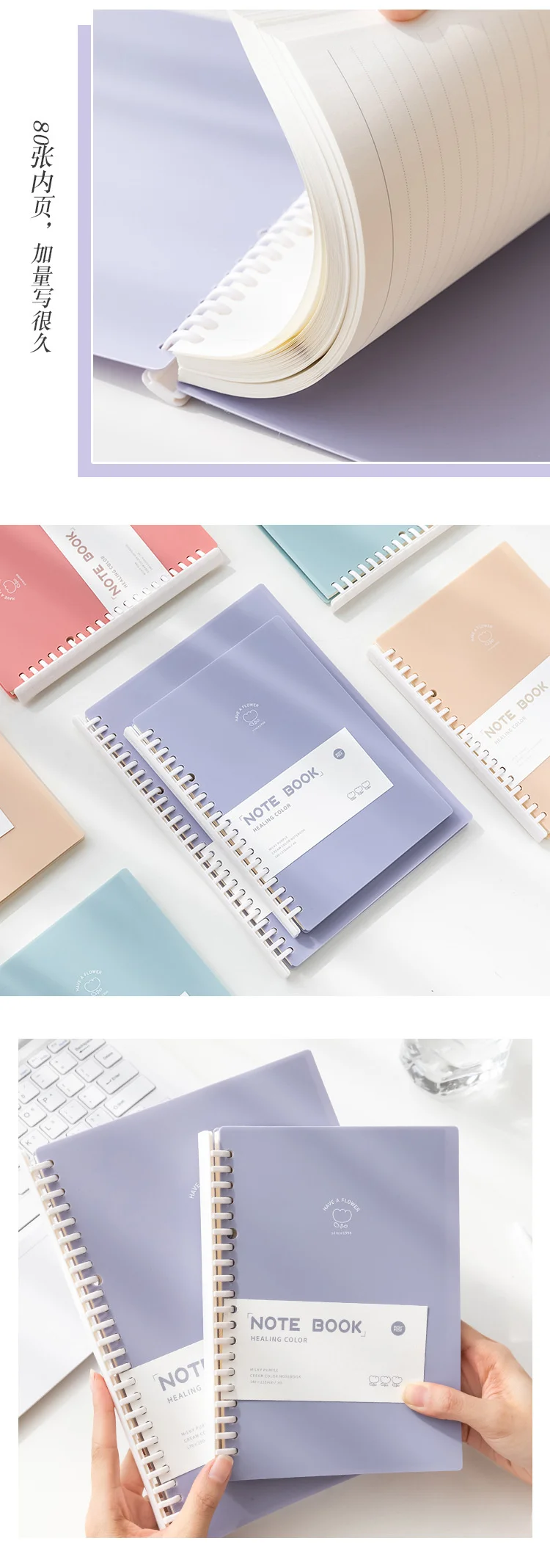 núcleo loose-leaf diário bobina notebook