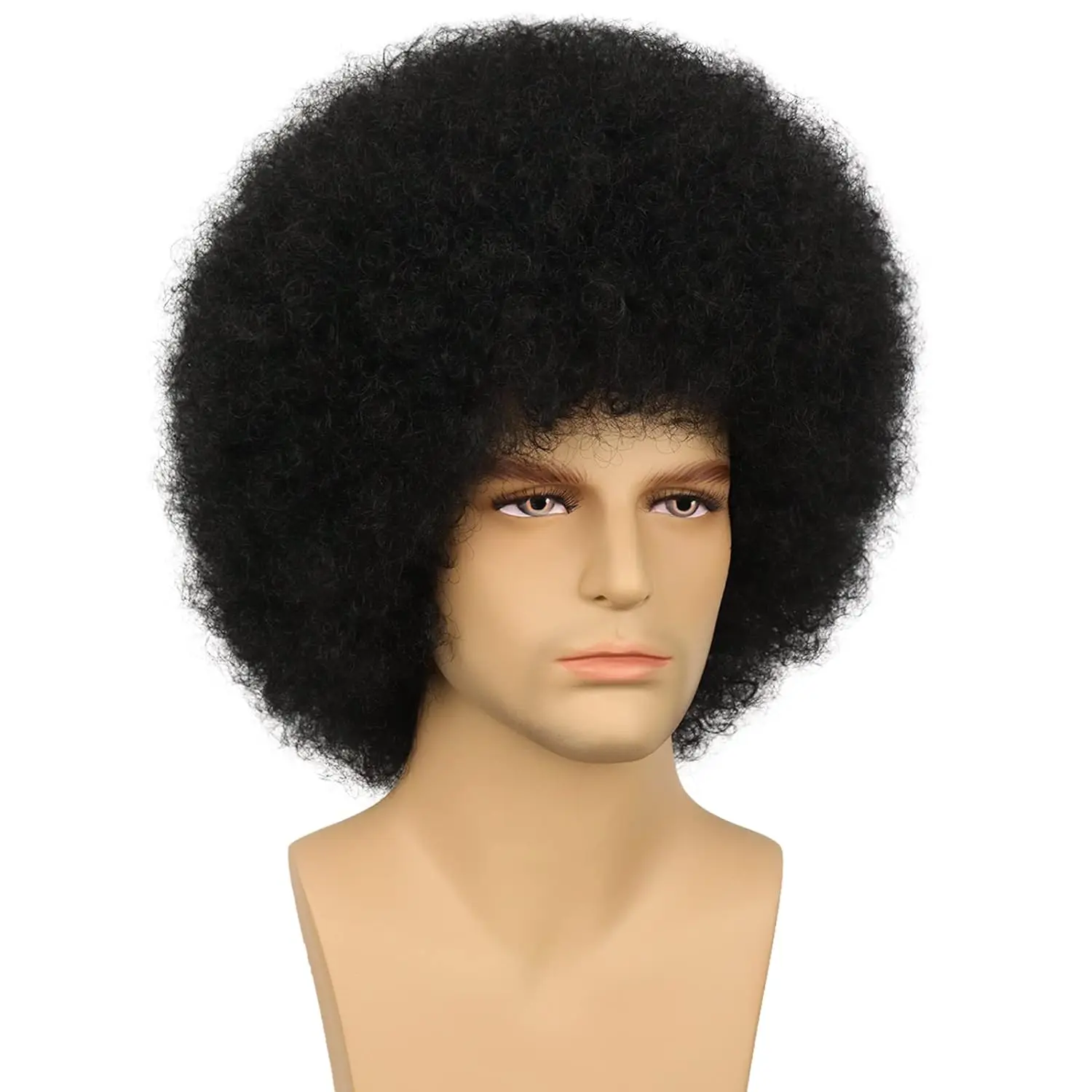 Parrucche sintetiche afro rock punk anni '70 a 6 colori - Capelli ricci  sintetici, design elegante, perfette per cosplay di Halloween da uomo/donna  - AliExpress, image size:1500x1500