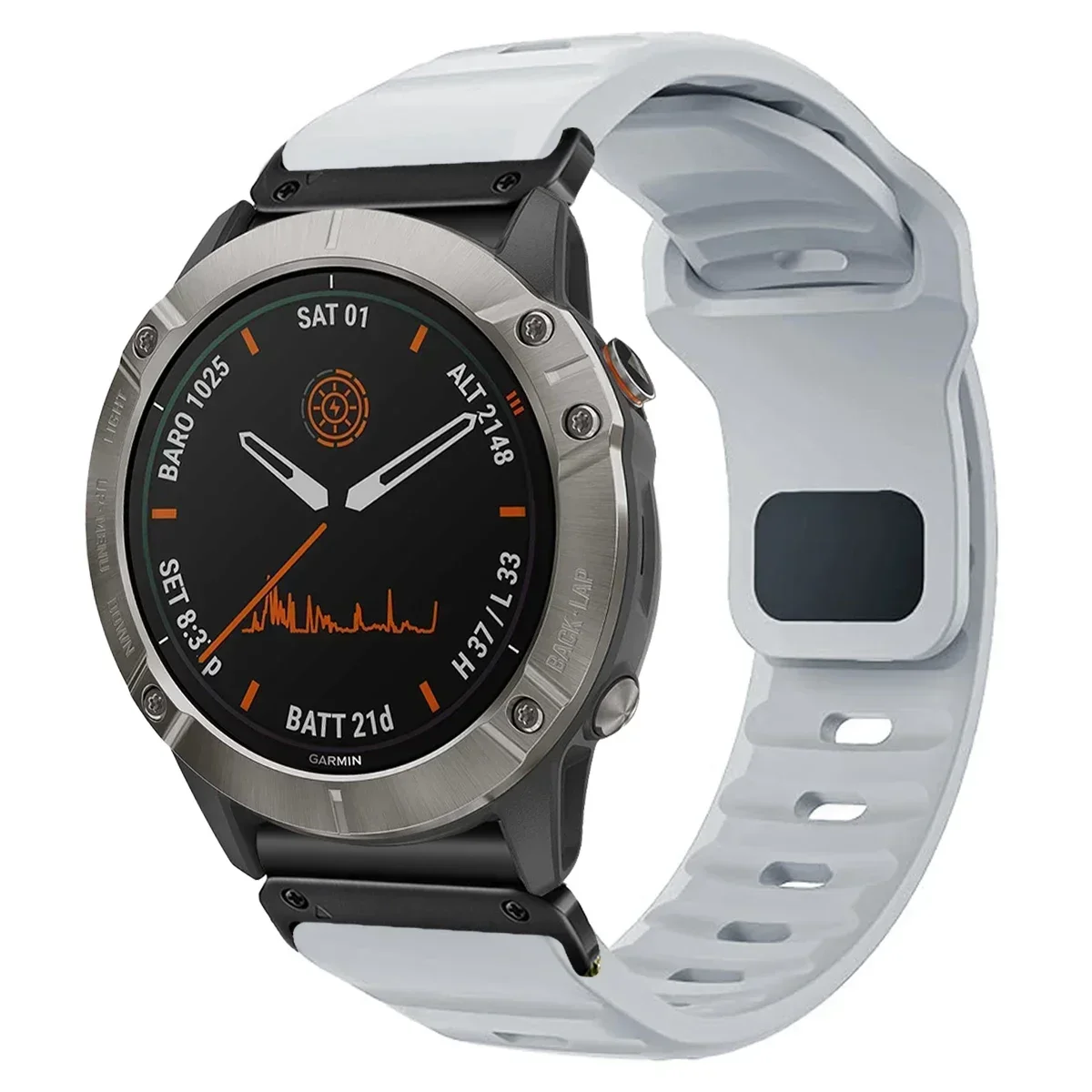 QuickFit Silicone No-Gap Watchband - Versatile 22mm & 26mm Strap