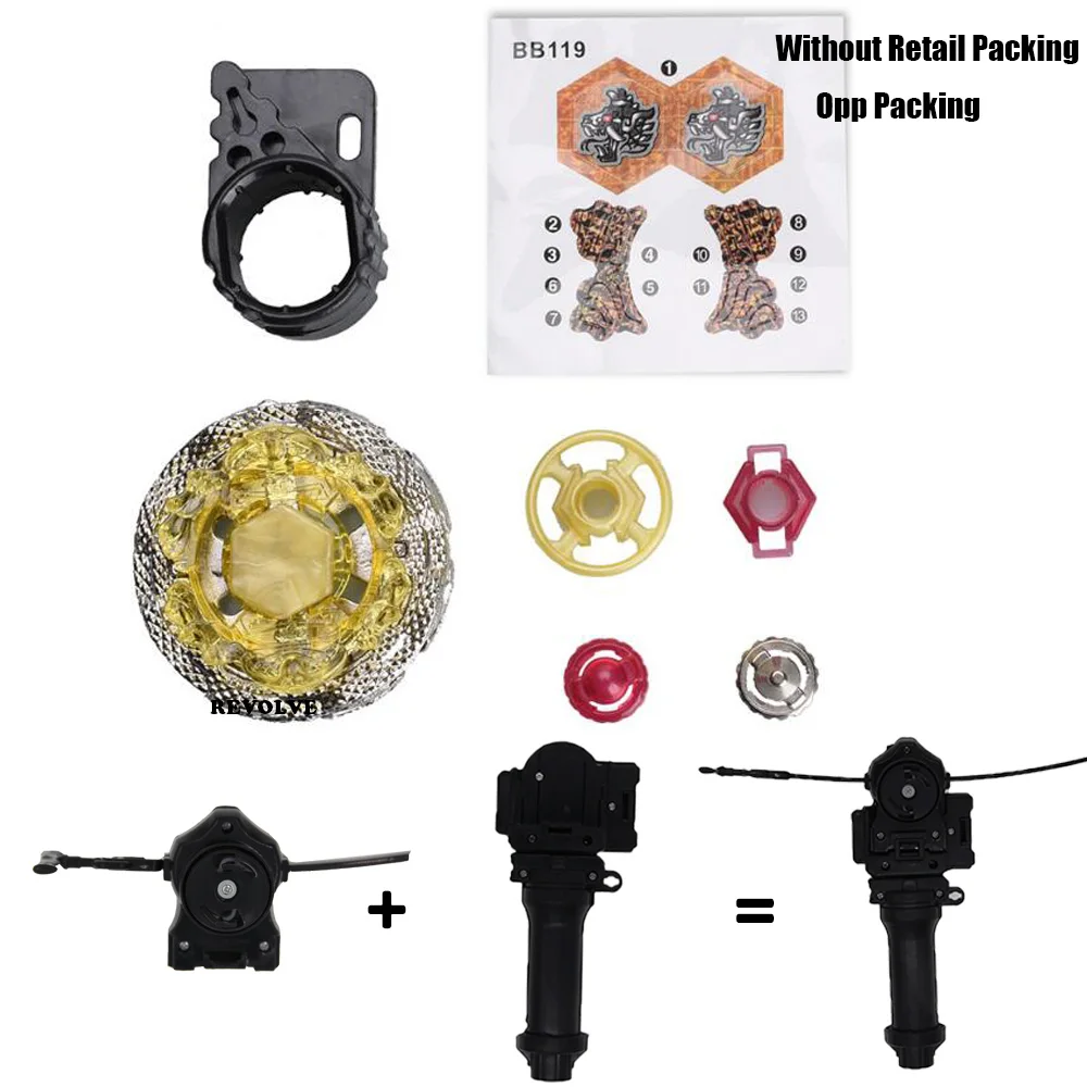 B-X TOUPIE BURST BEYBLADE 하모니 페가수스 Variares D:D BB114 그립 포함 + 블랙 풀 라인