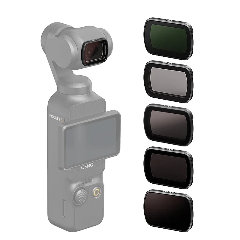 Nd 16 64 256 Set Filtri Obiettivo Per Dji Osmo Pocket 3 Uv Cpl Accessori Per Fotocamere In Vetro Ottico A Densità Neutra