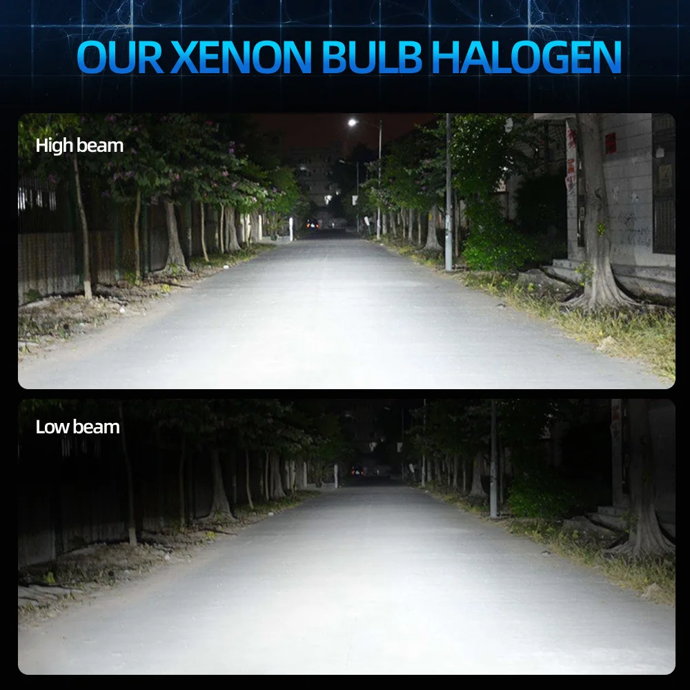 Turbo LED Headlight H7 9005 HB3 Canbus Car Lights 240W 40000LM Auto Headlamp For Hyundai IONIQ -