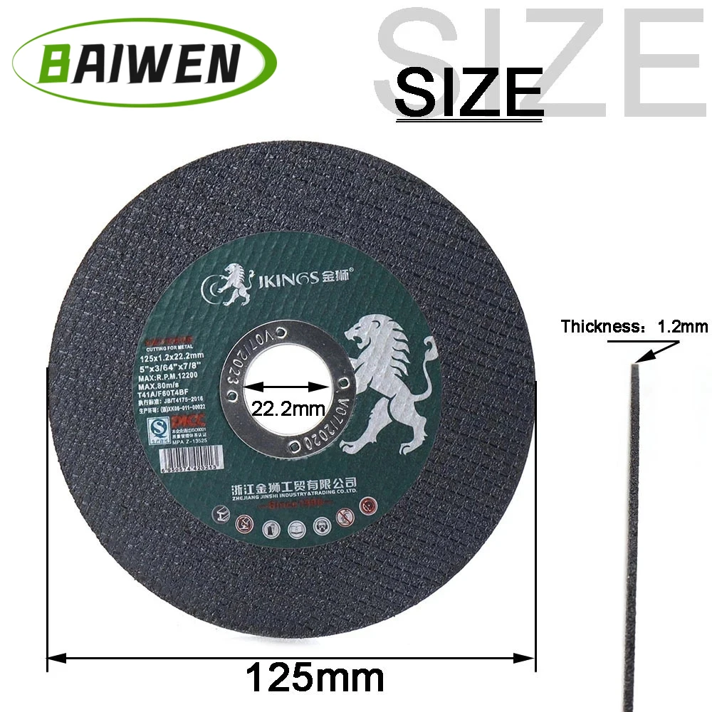 Cutting Disc Grinding Disc Abrasive Wheel Grinding Wheel Cutting Blade Saw Blade 1PC Metal 75/105/115/125mm Cut Off Wheels for Grinders