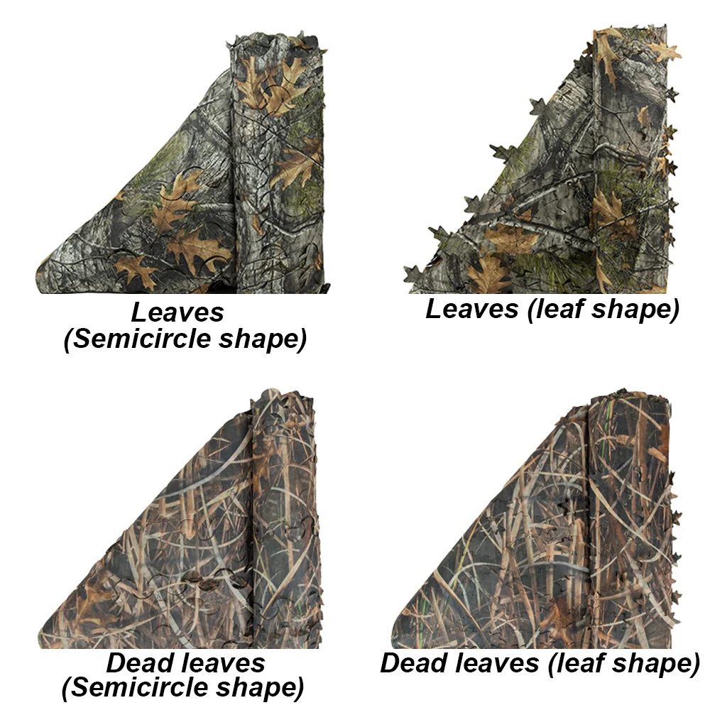 Hunting Camouflage Net Laser Cutting Leafs Camouflage Net Outdoor Sniper Hunting Shooting Accessories
