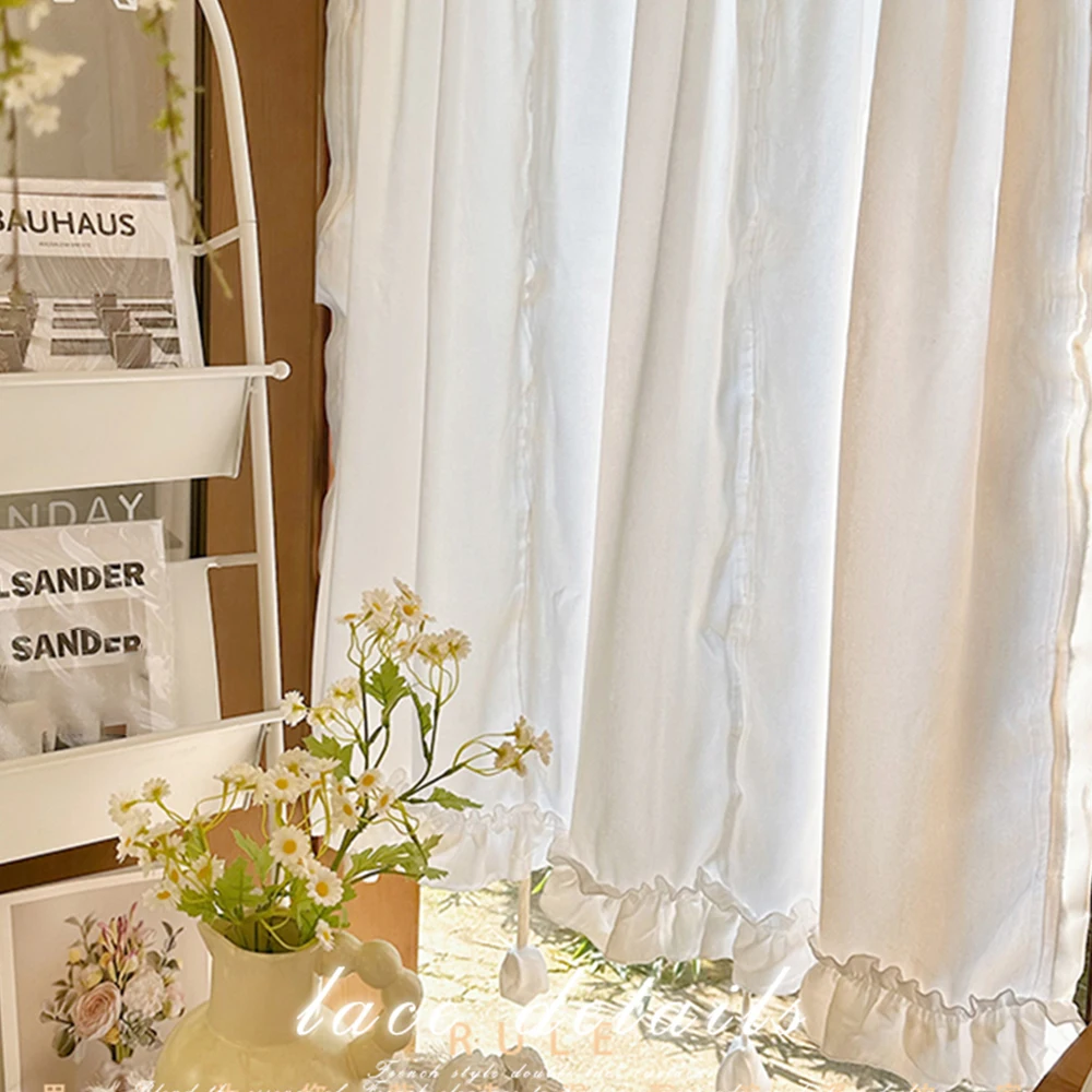 قطعة واحدة من ستارة مخملية أنيقة منقوشة مموجة - تص...