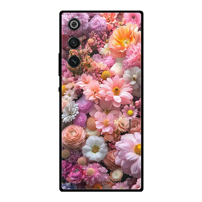 Marble Soft Matte Silicone Back Cover with Full Coverage Protection