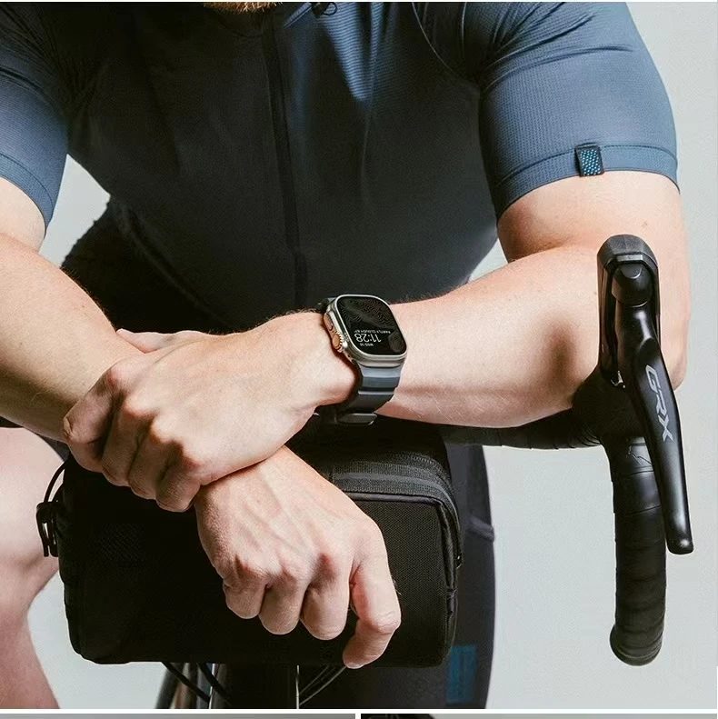 Sport Silicone Titanium Band - Soft Rubber Bracelet Strap