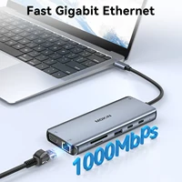 MOKiN 14 in 1 Docking Station Dual Monitor,USB C HUB with 4K60Hz HDMI,VGA,DP,RJ45 1Gbps,4 USB Ports,SD/TF,Hub for HP Dell Lenovo - Image 4