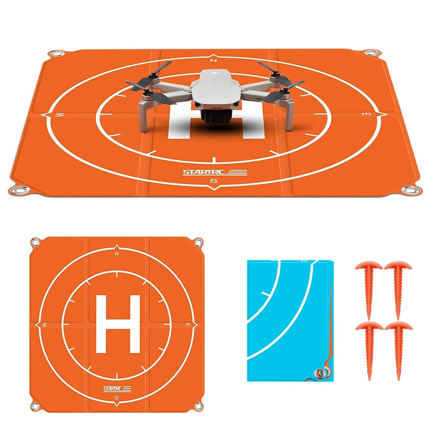 Drone Landing Pad for Mini 4 Pro Universal Fast-Foldable Landing Pad Waterproof Helipad for DJI Mini 3 Pro/Air 3/ 2/Mavic 3